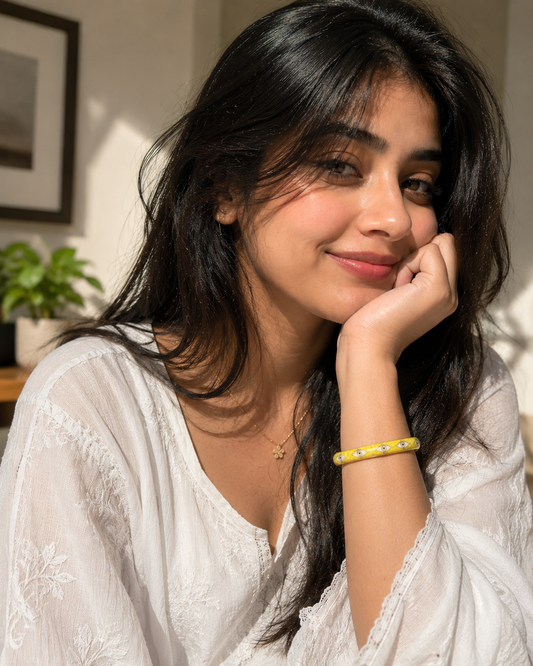 Lemon Nazar Enamel Bangle