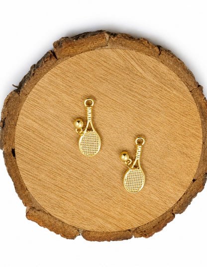 Tennis Racket Pendant Necklace