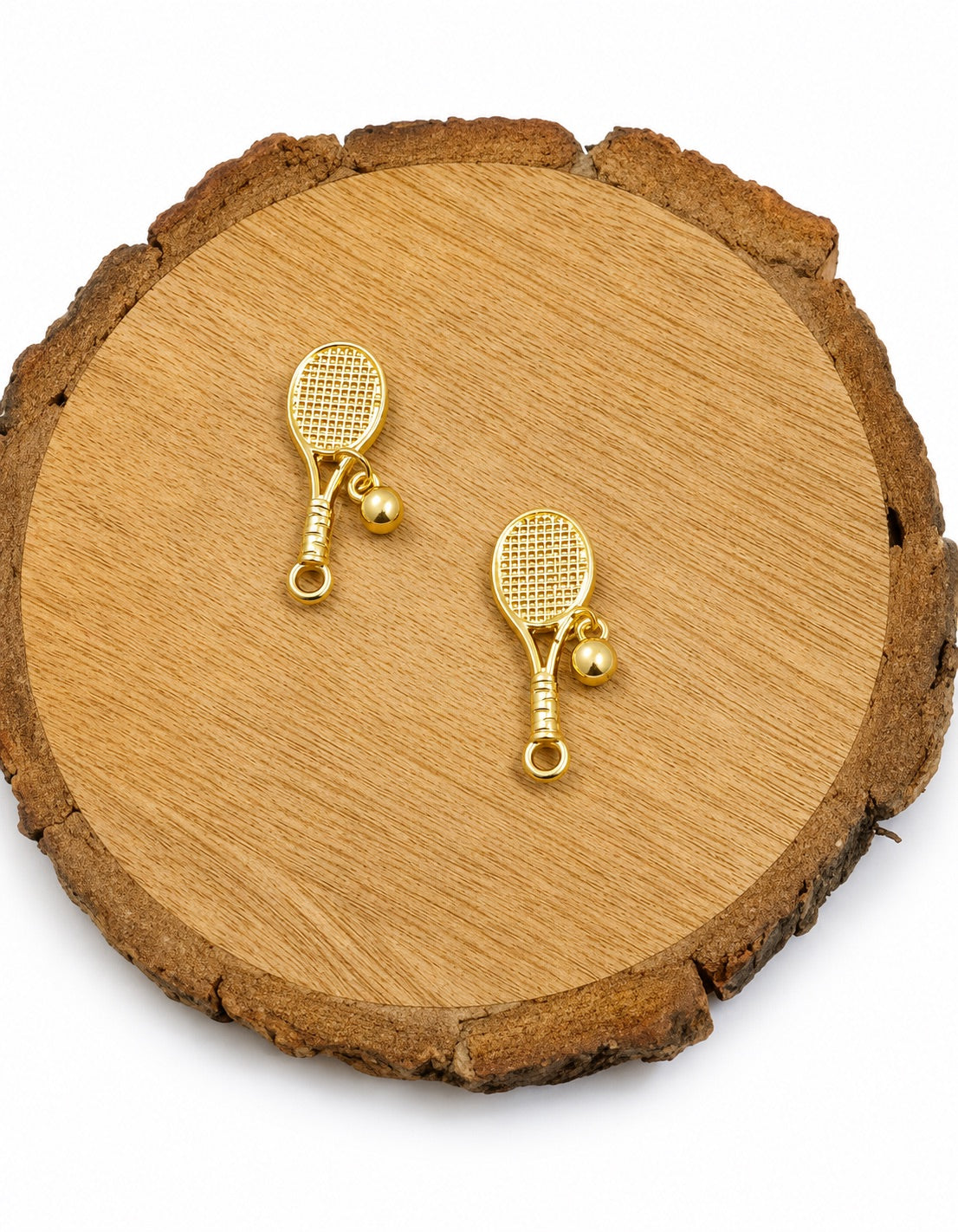 Tennis Racket Pendant Necklace