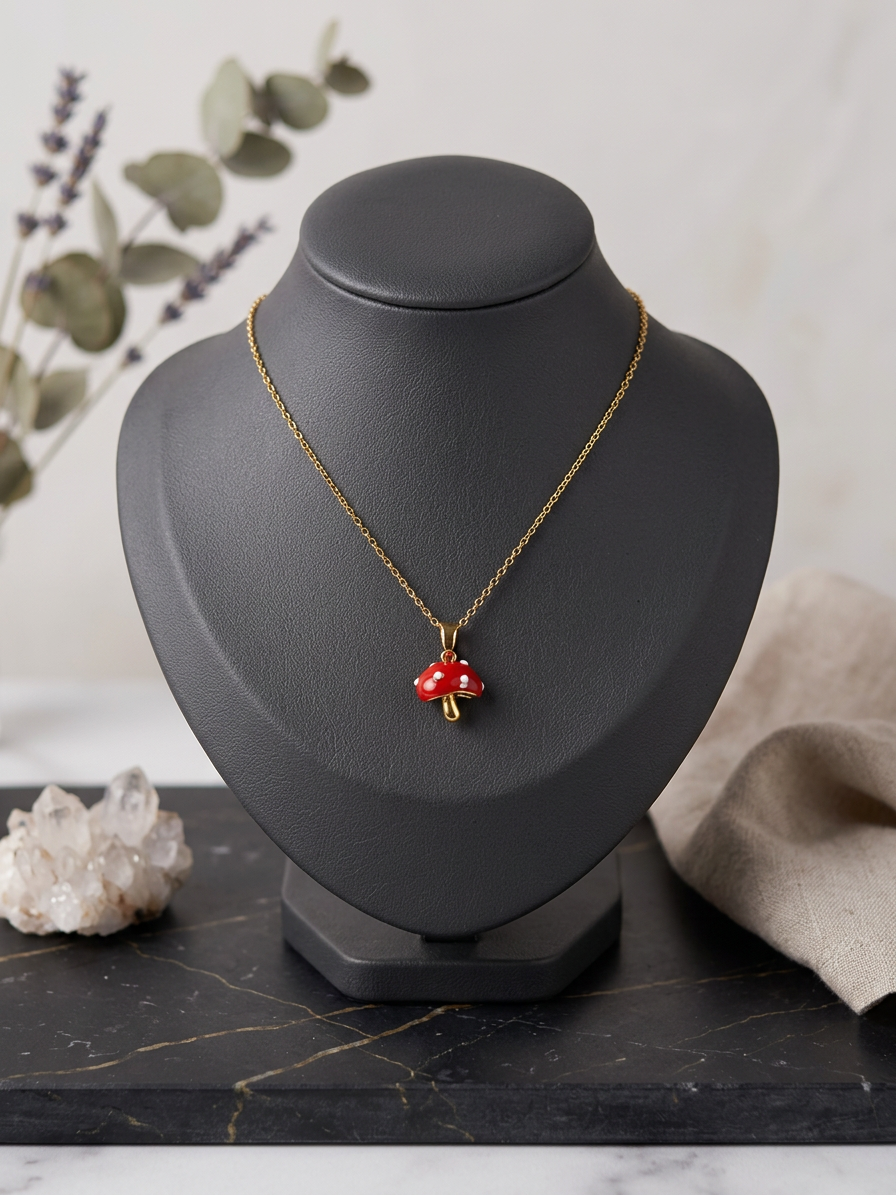 Lil Shroom Pendant Necklace