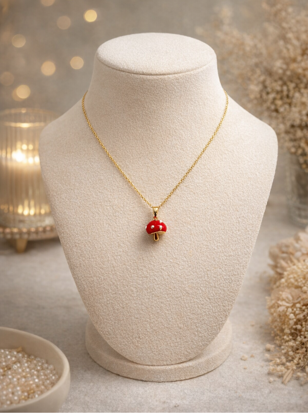 Lil Shroom Pendant Necklace