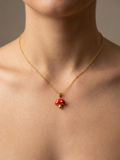 Lil Shroom Pendant Necklace