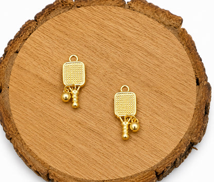 Tennis Racket Pendant Necklace