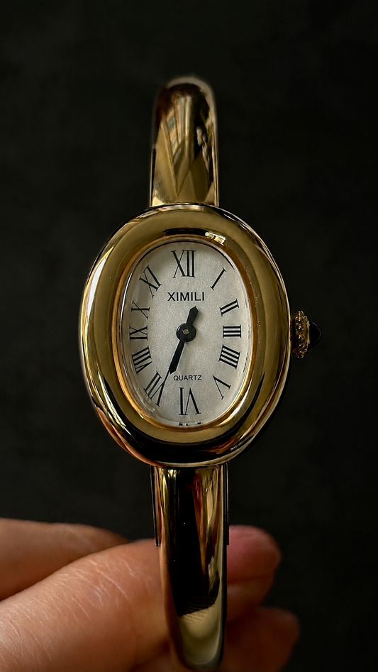 The Golden Ovale Vintage Watch