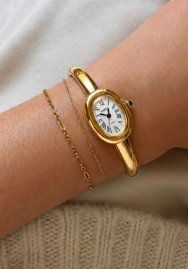The Golden Ovale Vintage Watch