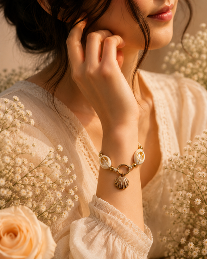 Coastal Shell Charm Bracelet