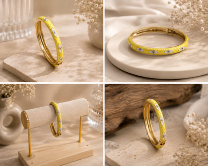 Lemon Nazar Enamel Bangle