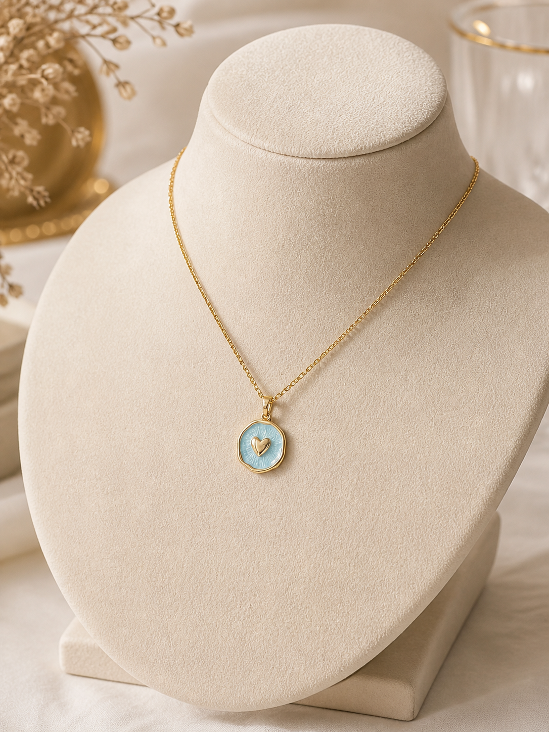 Pink Heart Necklace