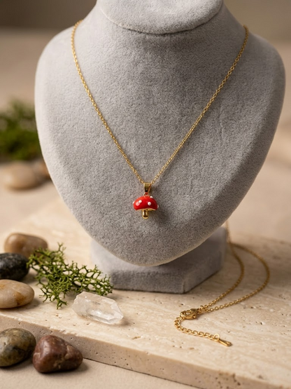 Lil Shroom Pendant Necklace