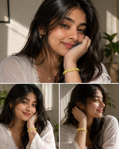 Lemon Nazar Enamel Bangle