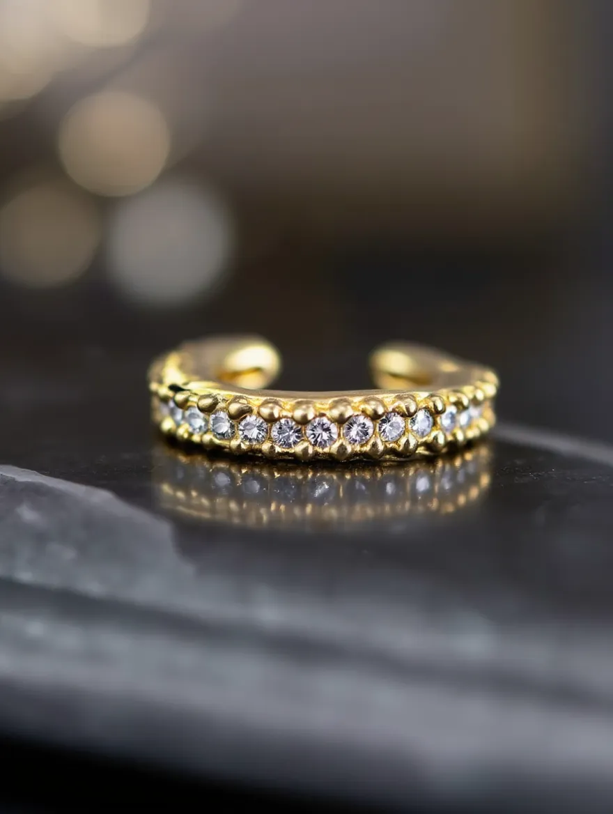 Celeste Crystal Ear Cuff